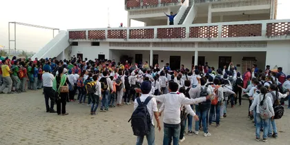 Students at camp